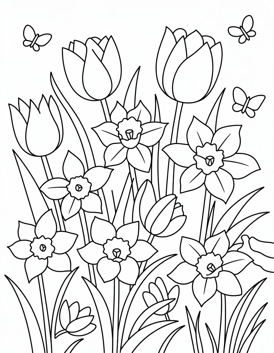 Tulip and Daffodil Mix